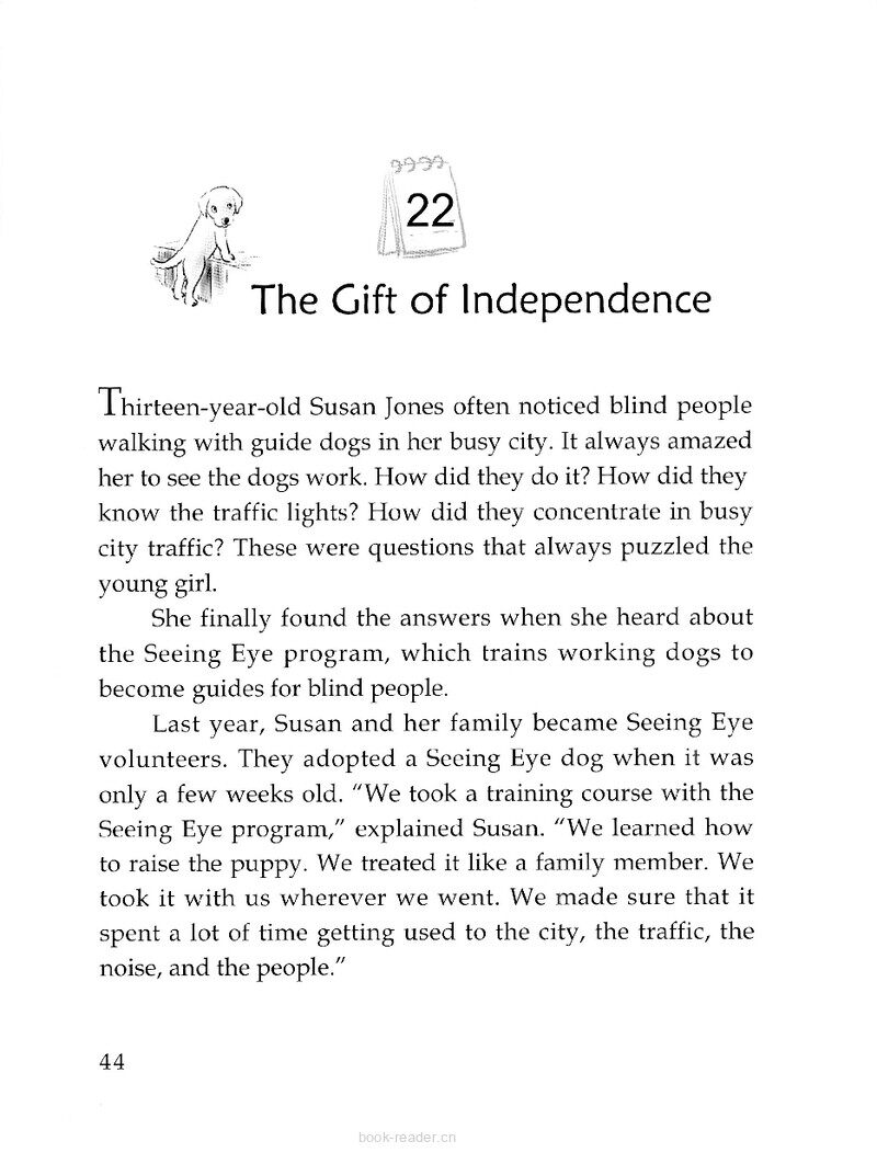 The Gift of Independence绘本故事第2页