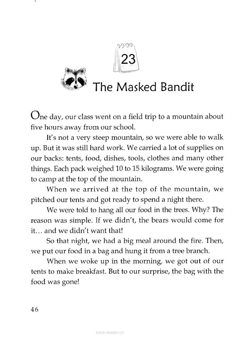 The Masked Bandit绘本故事第2页