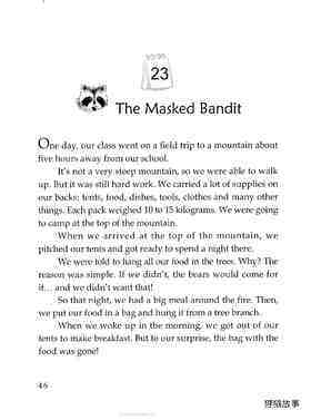 The Masked Bandit绘本故事第2页