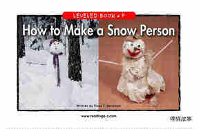 How to Make a Snow Person