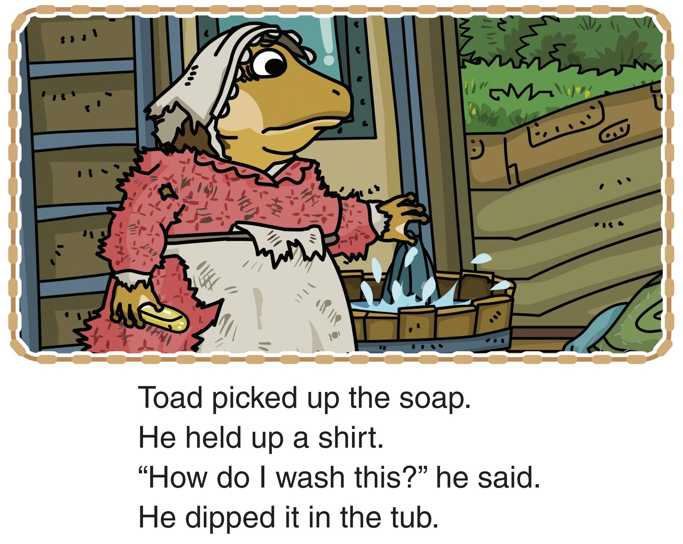 Doing the Wash绘本故事第4页