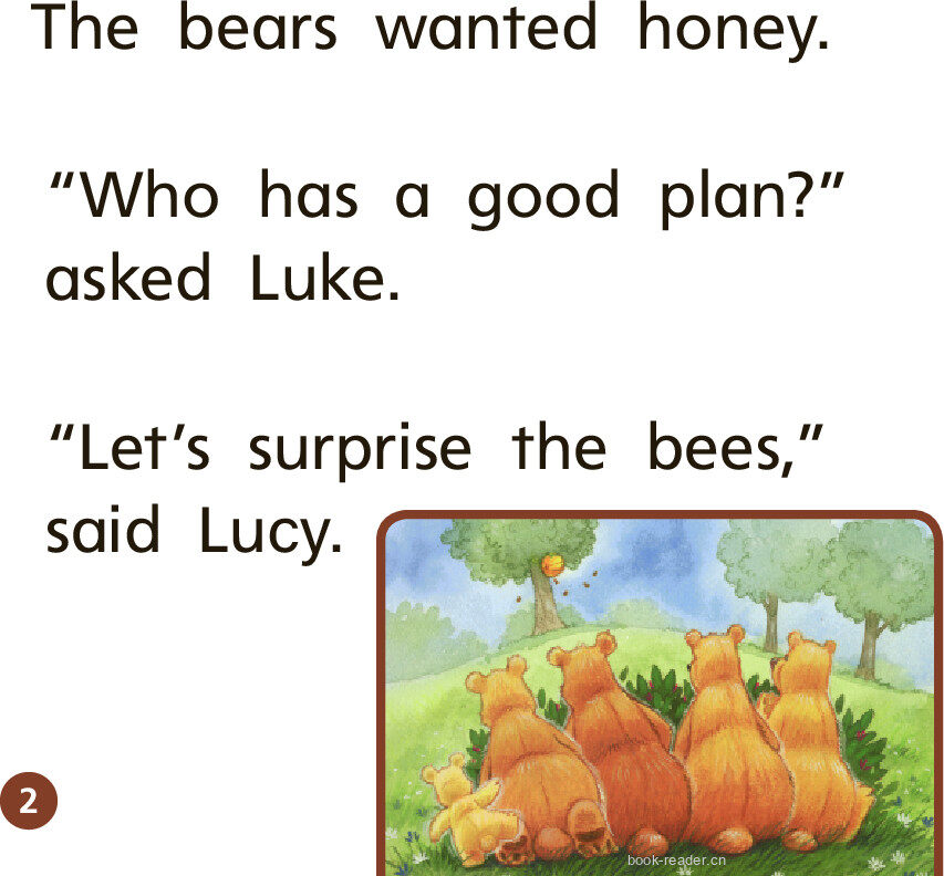GK On U010W1 We Want Honey绘本故事第3页