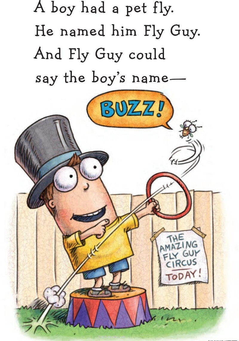 Fly Guy's Amazing Tricks绘本故事第3页