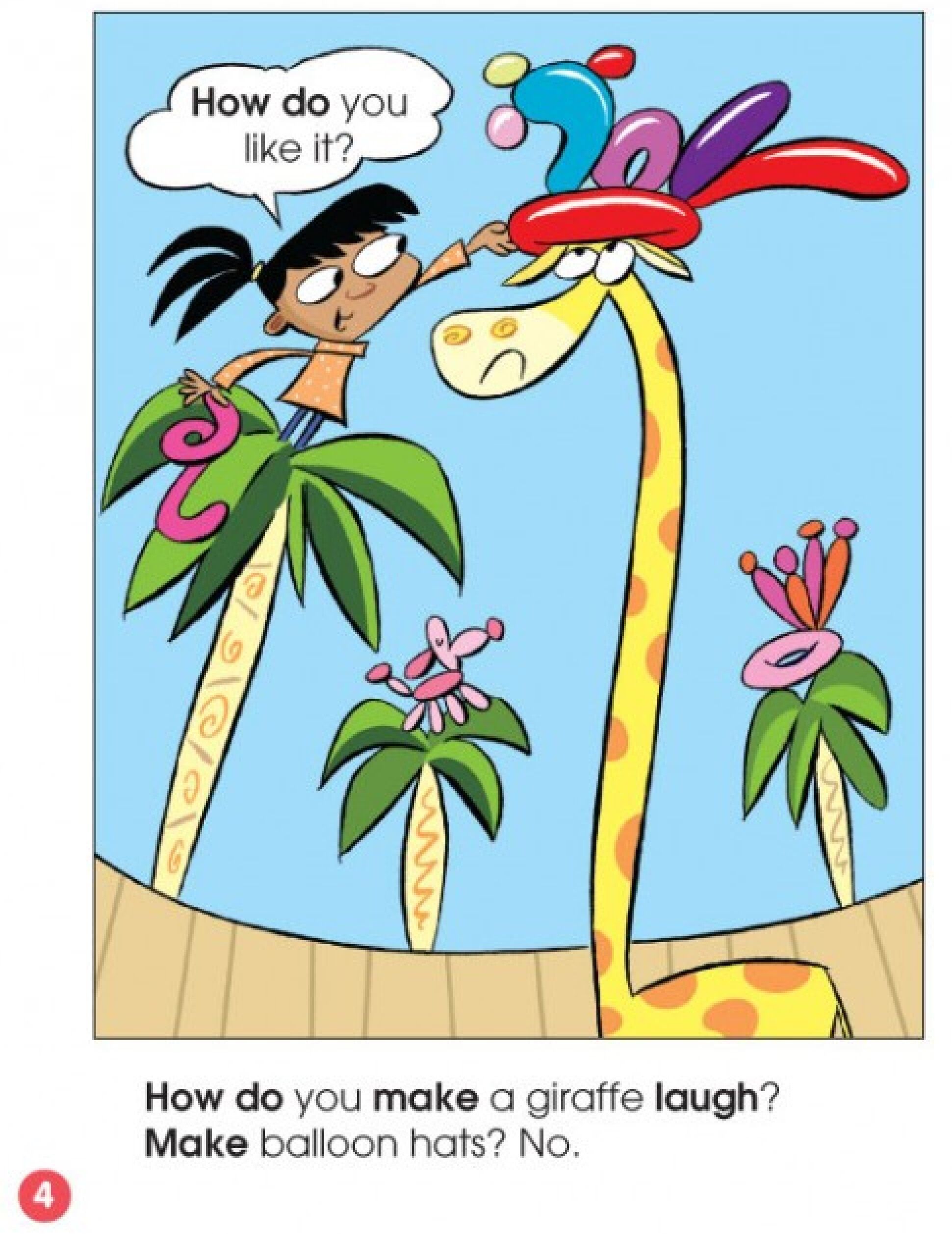 How Do You Make a Giraffe Laugh?绘本故事第4页
