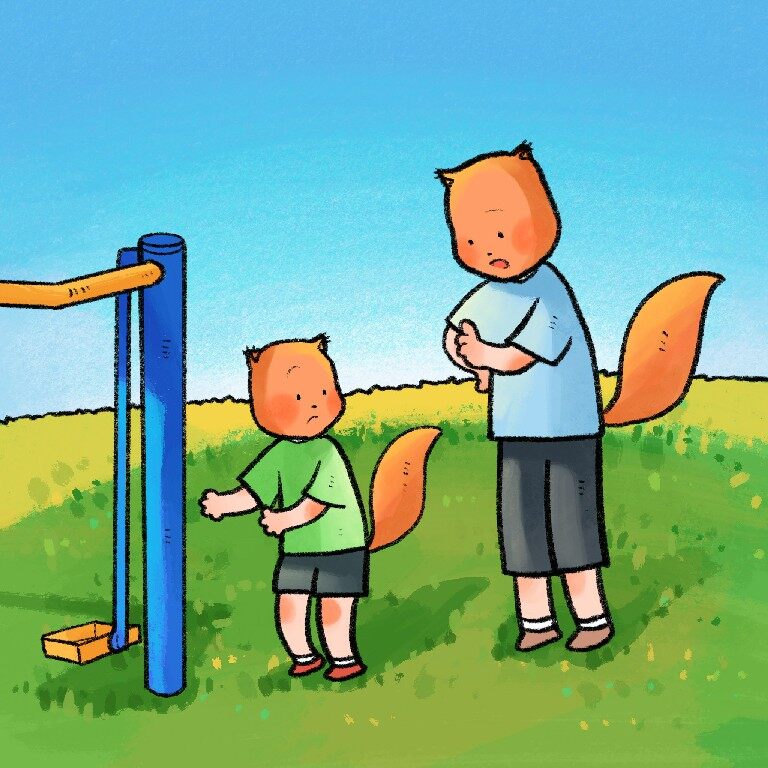 健身器材不好奇绘本故事第3页