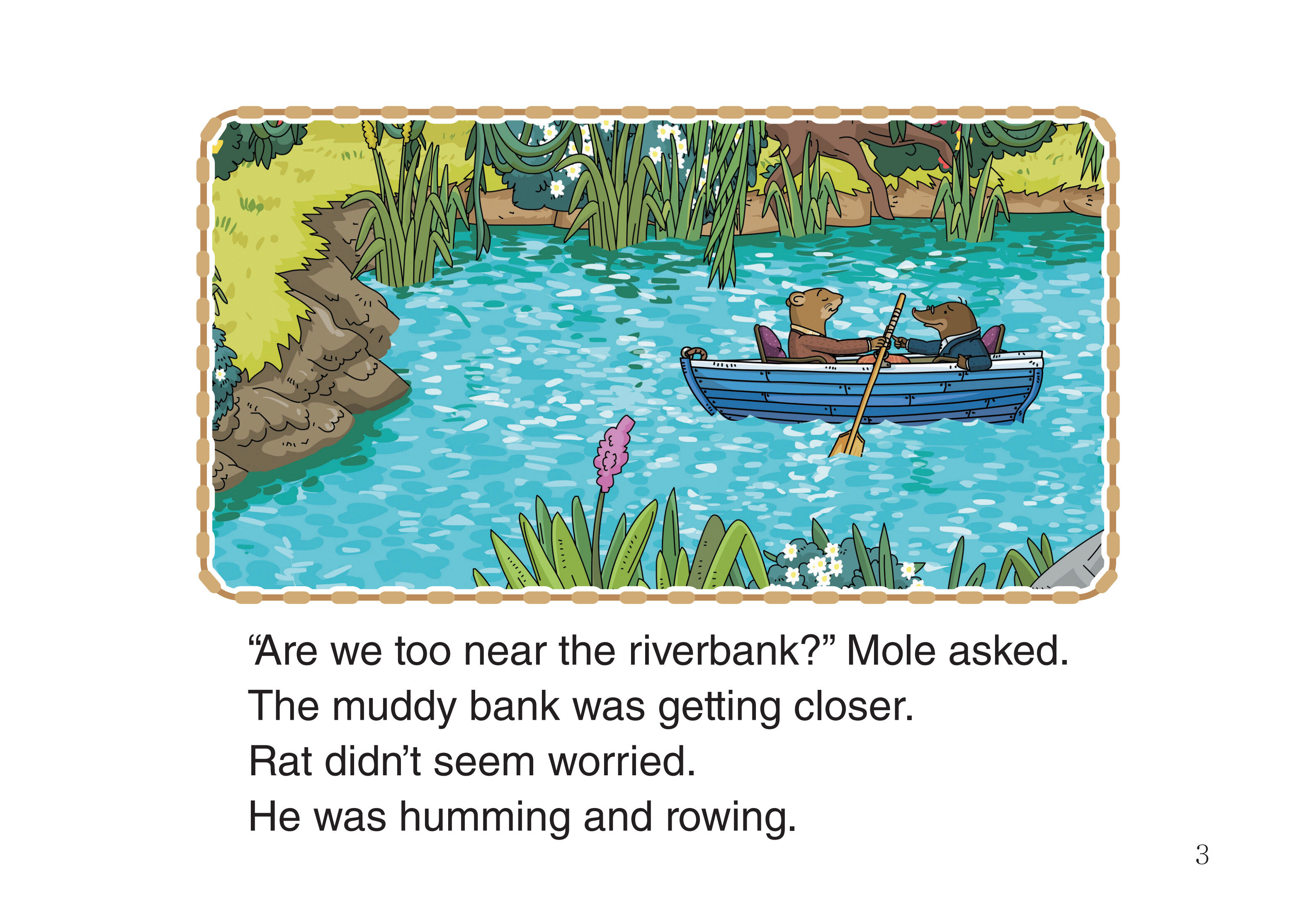 On the River绘本故事第5页