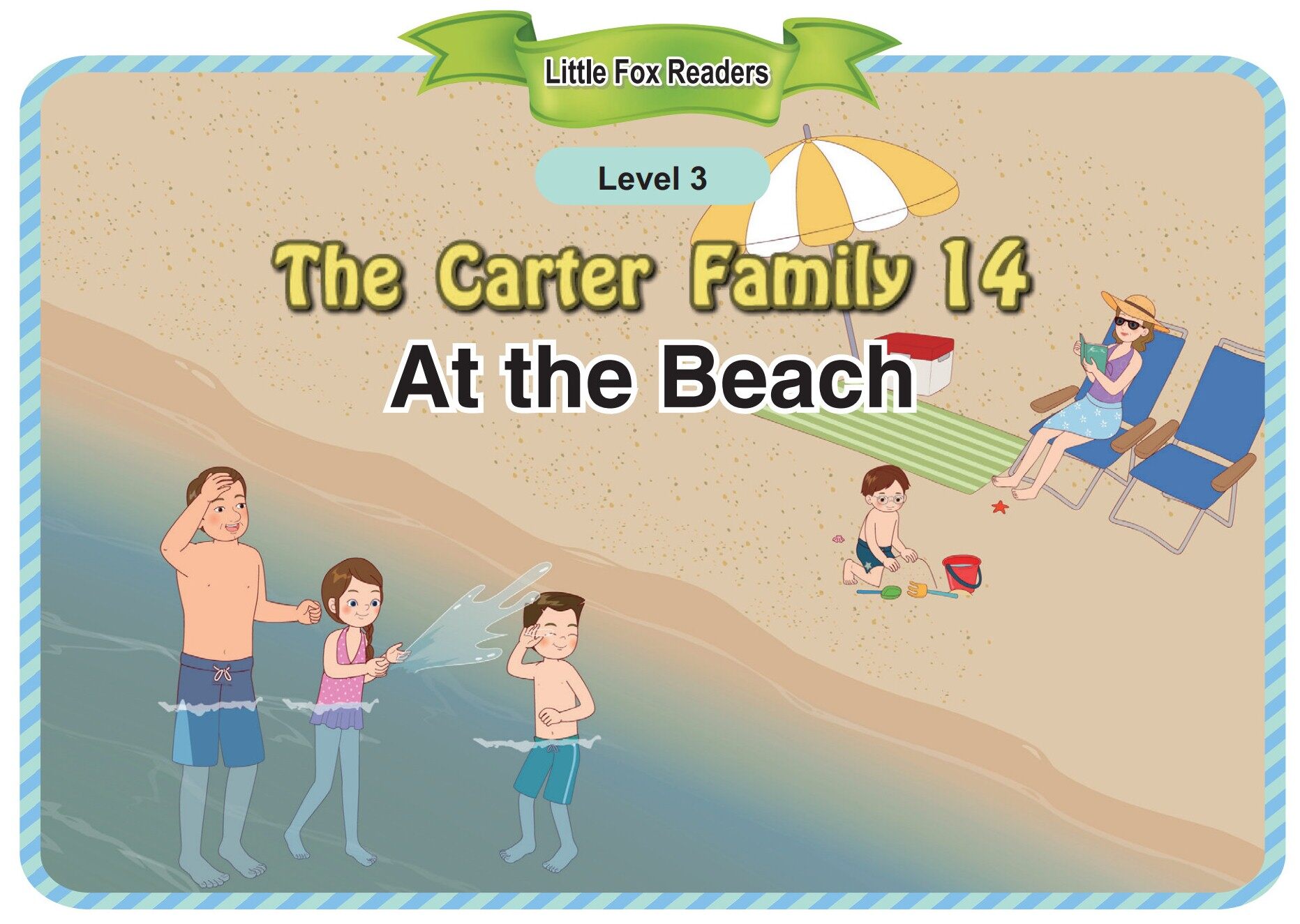 At the Beach绘本故事第2页