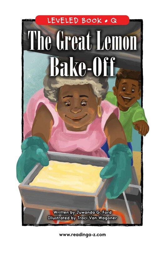 The Great Lemon Bake Off绘本故事第2页