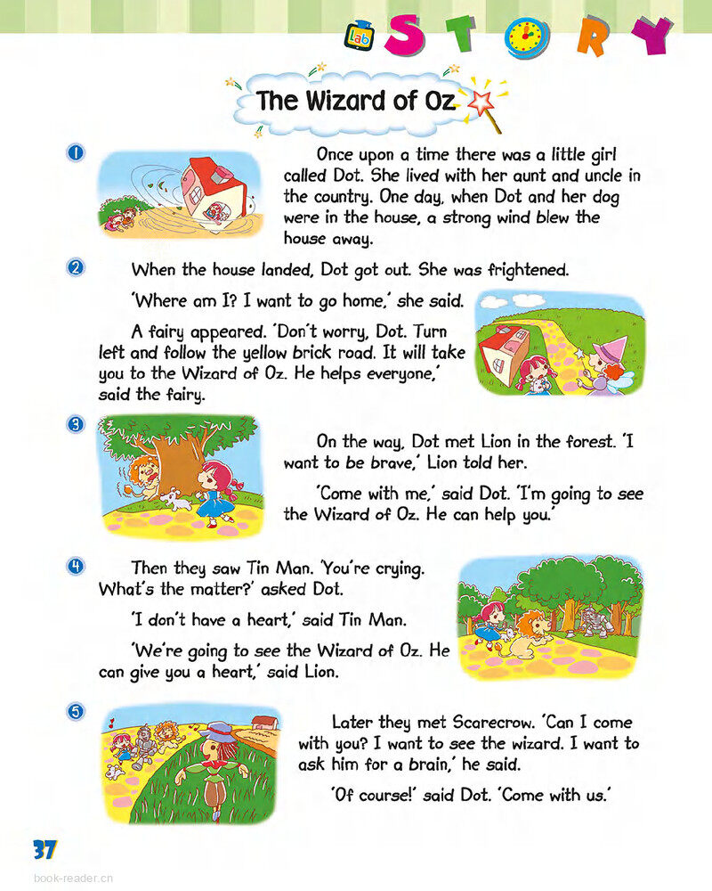 Story time The Wizard of Oz绘本故事第3页