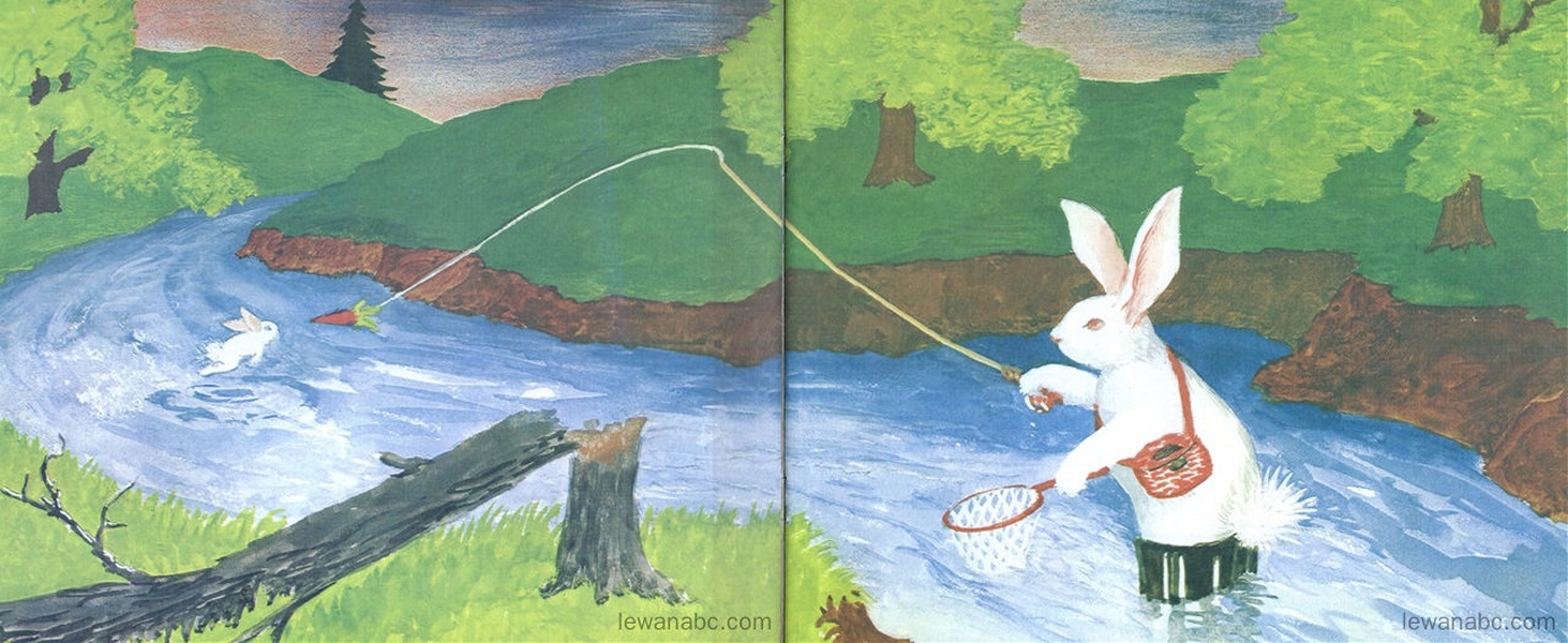 (48周)The Runaway Bunny绘本故事第5页