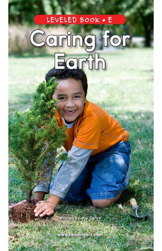 Caring For Earth绘本故事第2页