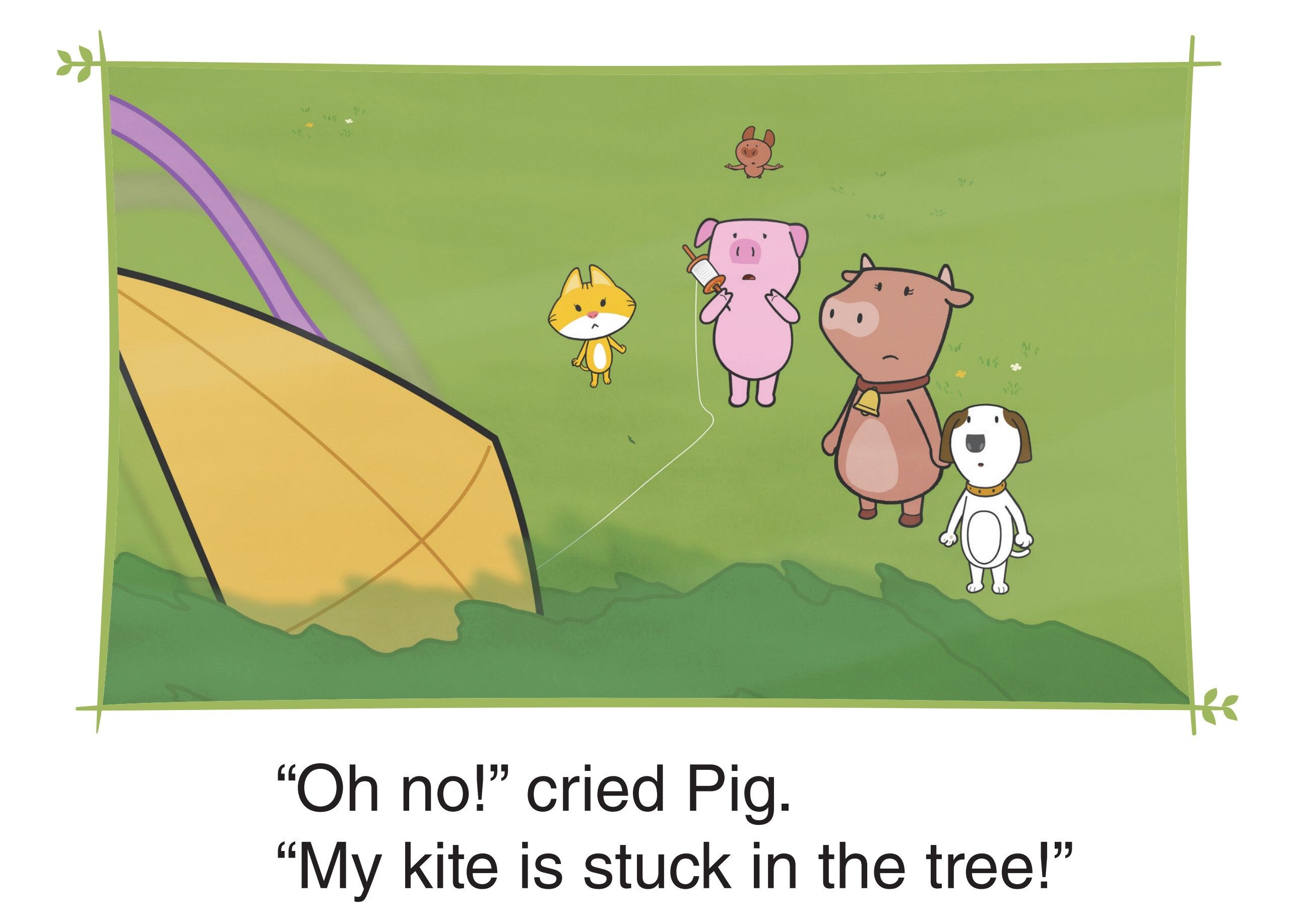 Stuck in the Tree绘本故事第2页