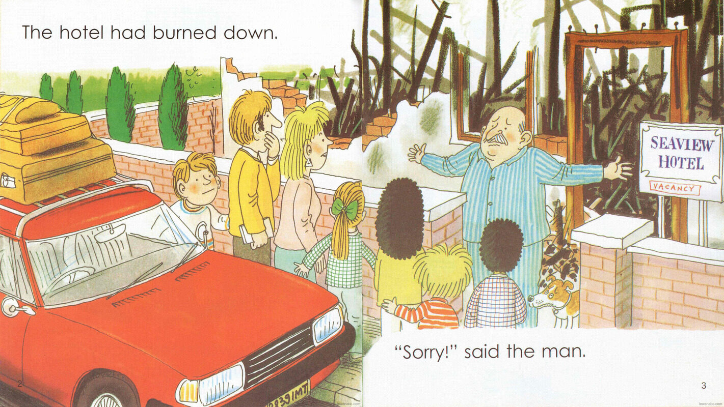 At the Seaside绘本故事第4页