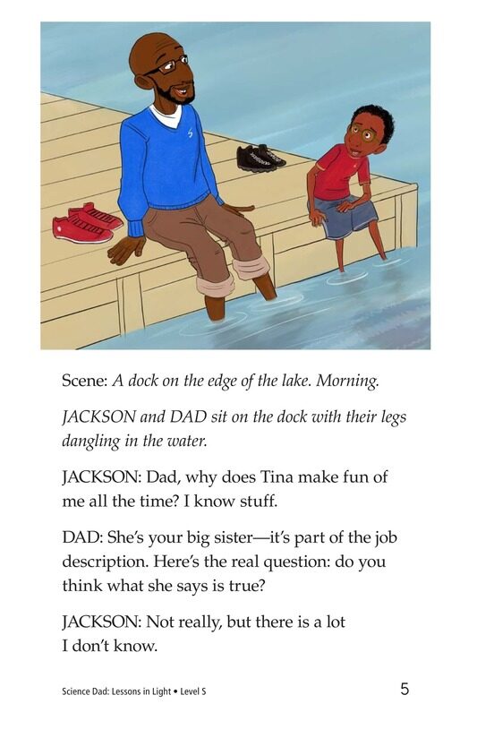 Science Dad Lessons in Light绘本故事第5页