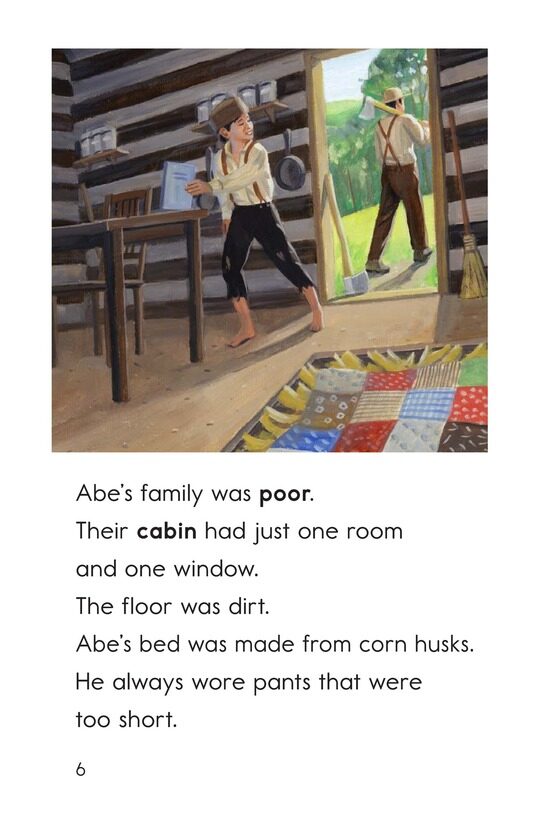 Lincoln Loved to Learn绘本故事第5页