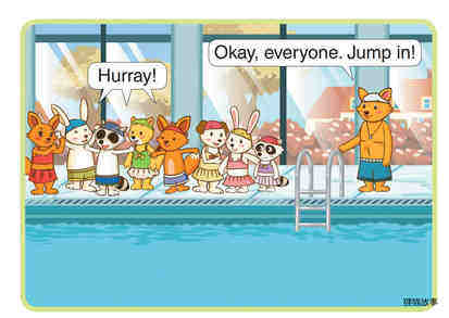 Rachel's First Swimming Lesson绘本故事第3页