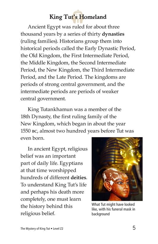 The Mystery of King Tut绘本故事第4页