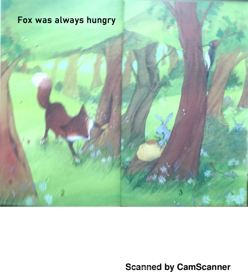 The Fox and the Crow绘本故事第3页