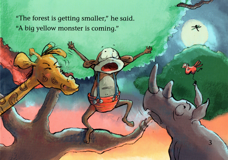 Slumbery Stumble in the Jungle绘本故事第4页