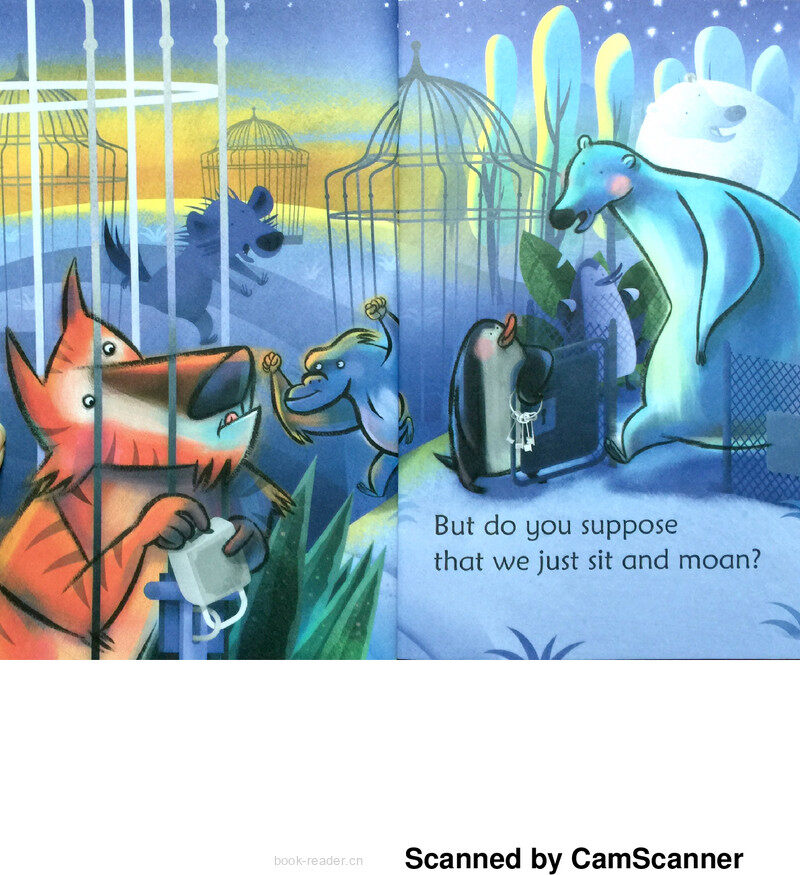 Late Night at the Zoo绘本故事第4页