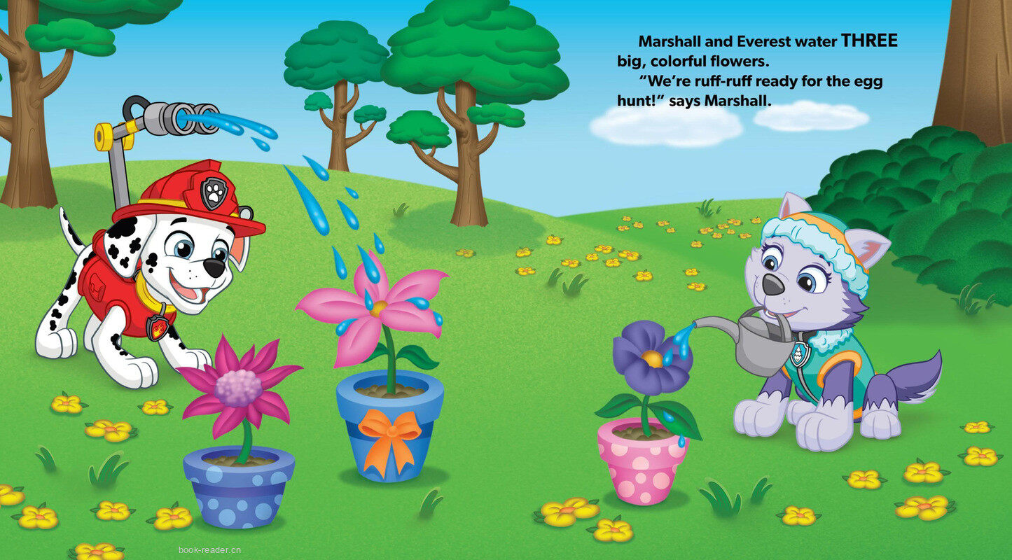 Count on the Easter Pups绘本故事第5页