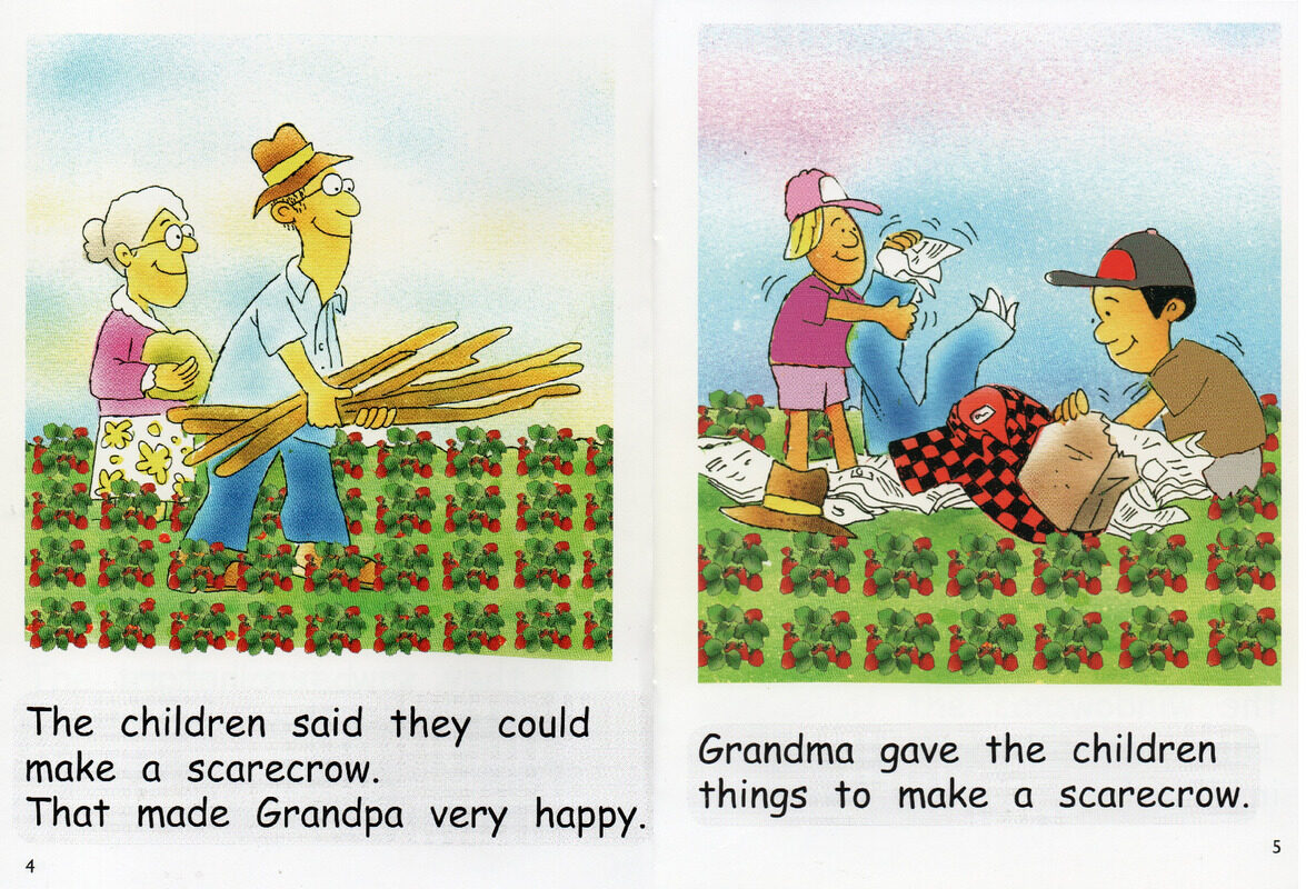 Make A Scarecrow绘本故事第4页