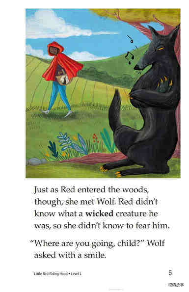 Little Red Riding Hood绘本故事第5页