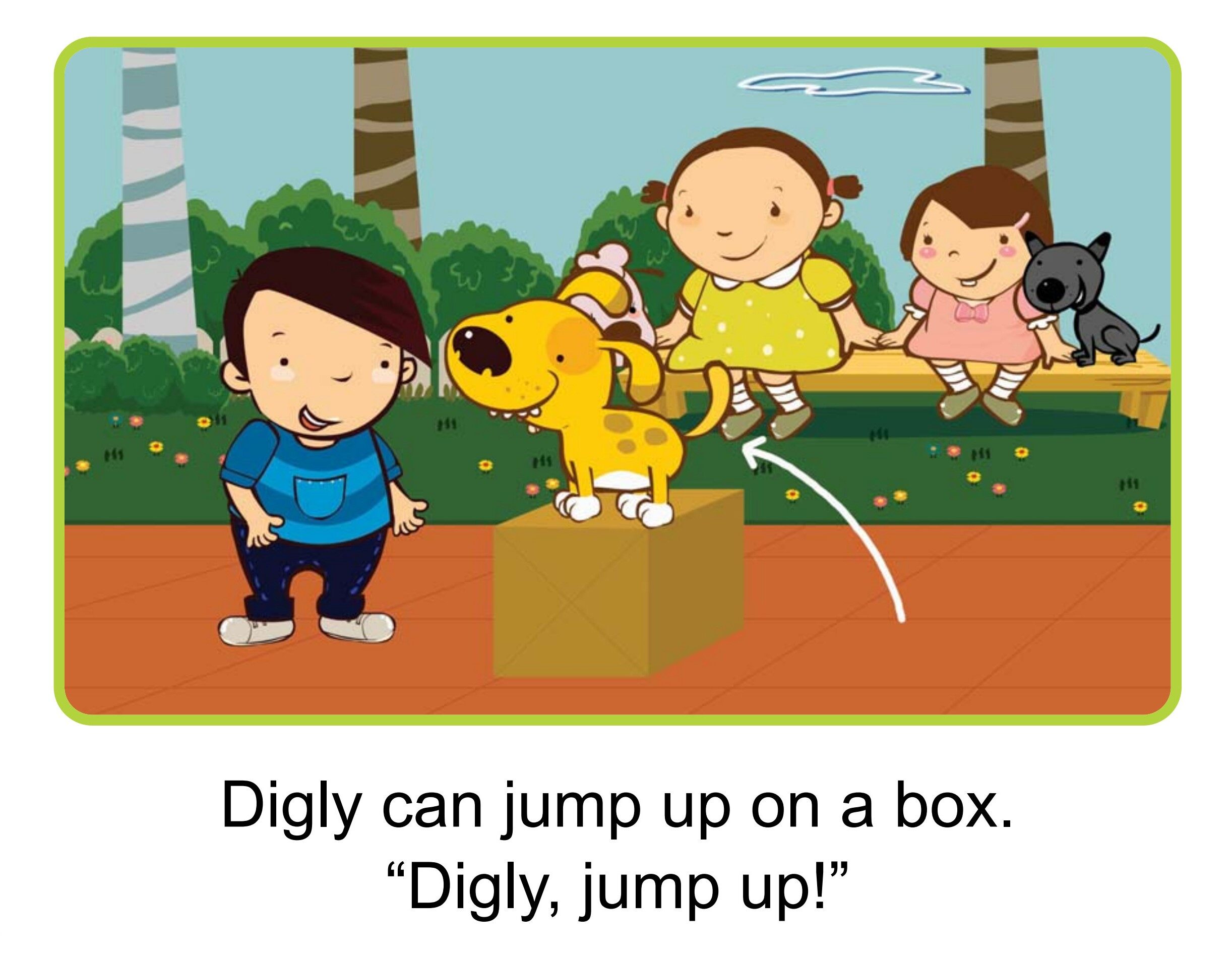Digly, Up and Down!绘本故事第5页