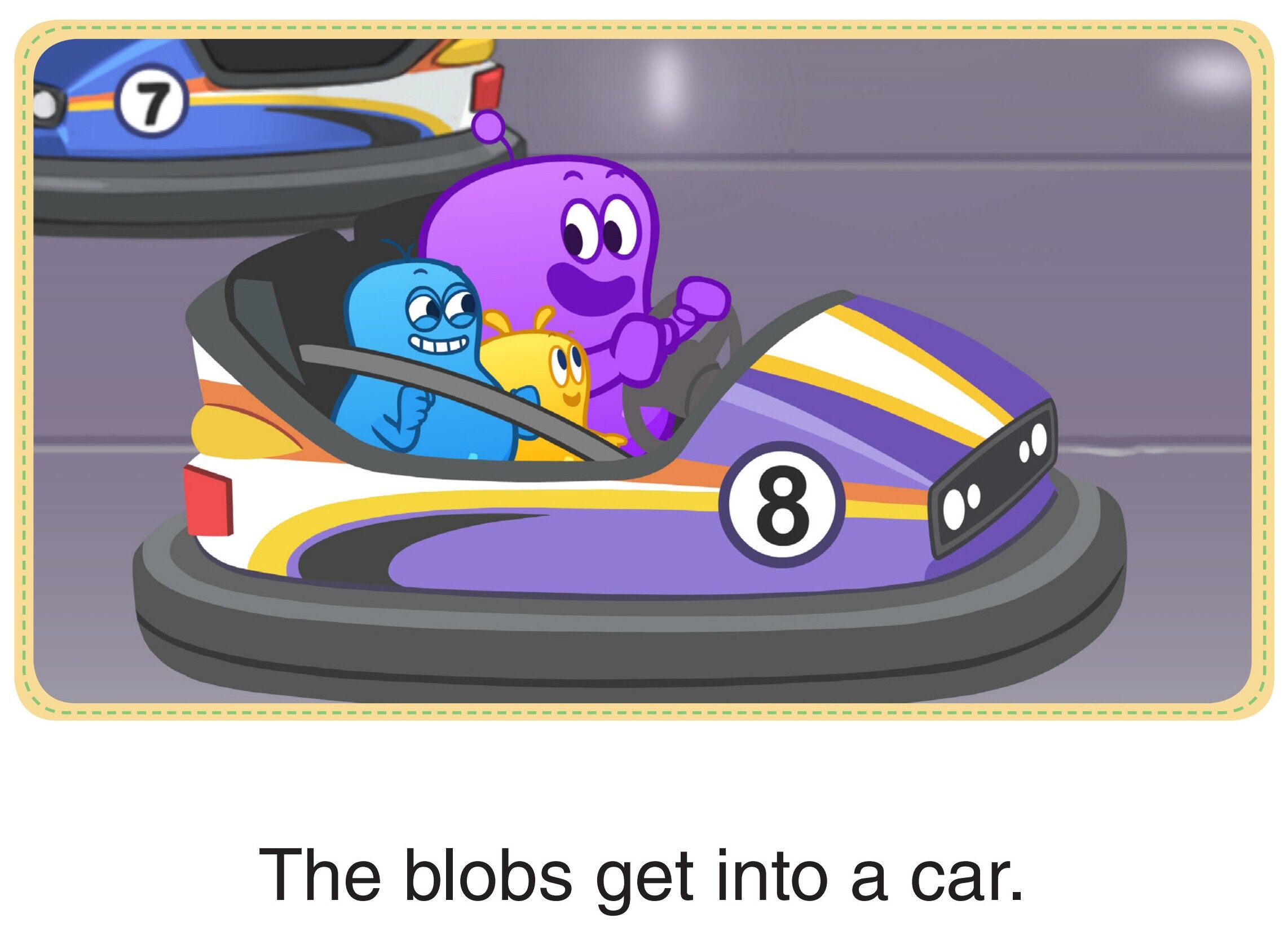 The Blobs and the Bumper Car绘本故事第5页
