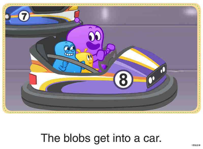 The Blobs and the Bumper Car绘本故事第5页