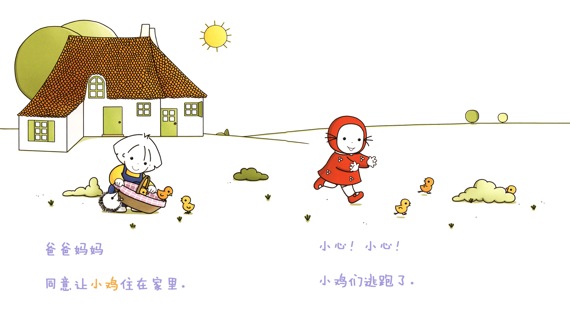 一起养小鸡绘本故事第4页