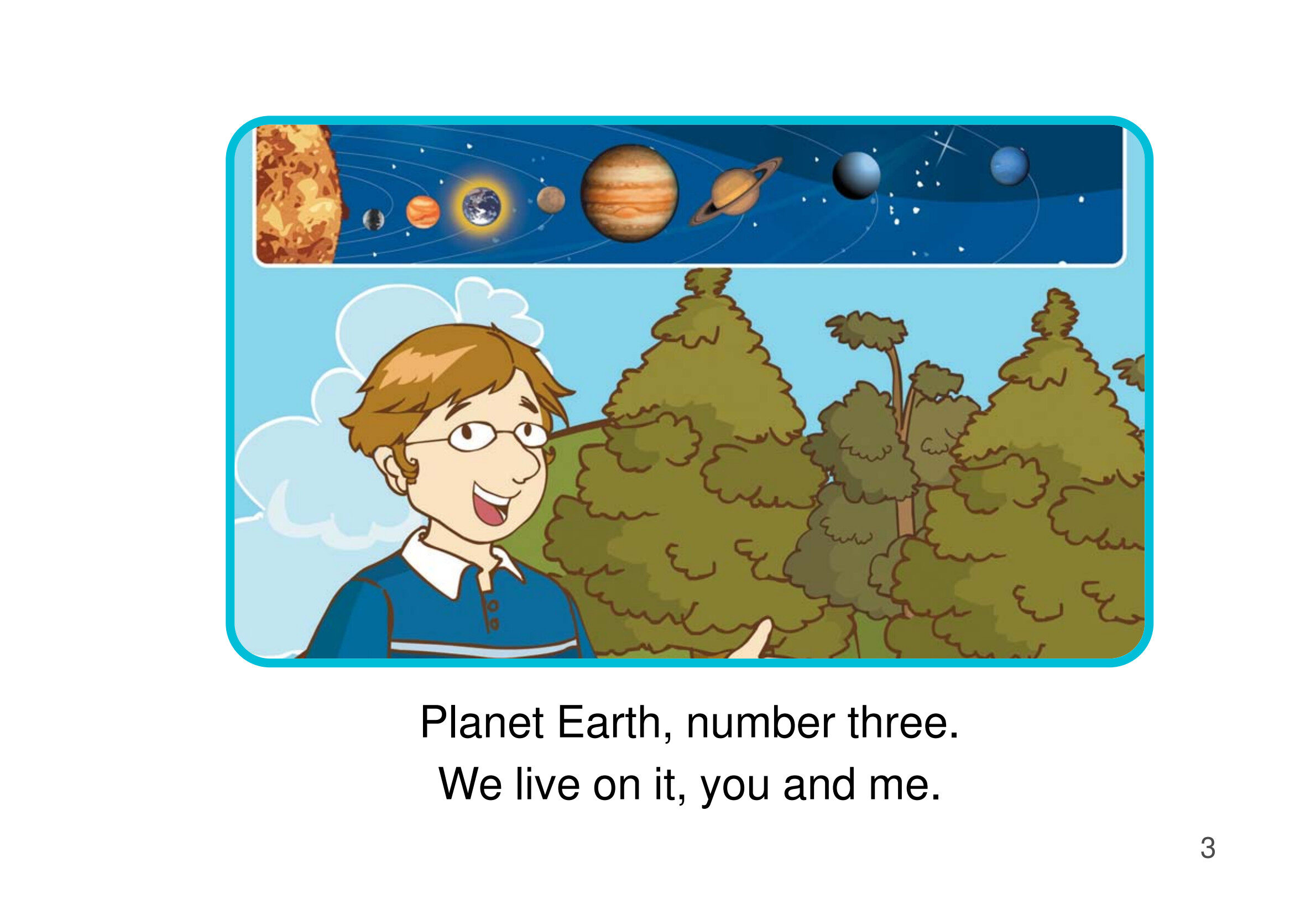 The Solar System绘本故事第4页