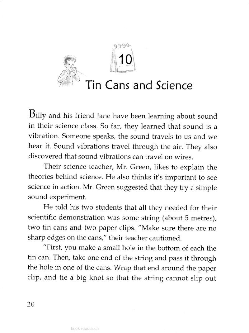 Tin Cans and Science绘本故事第2页