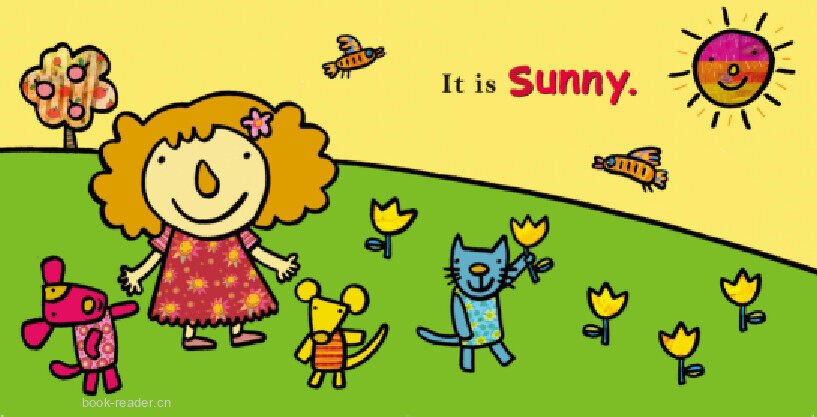 How is the weather绘本故事第3页