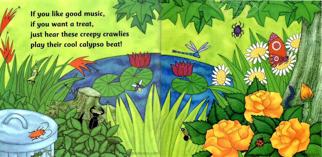 (20周)Creepy Crawly Calypso绘本故事第3页