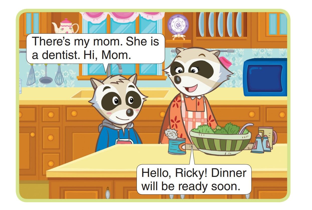 Hi, I'm Ricky!绘本故事第5页