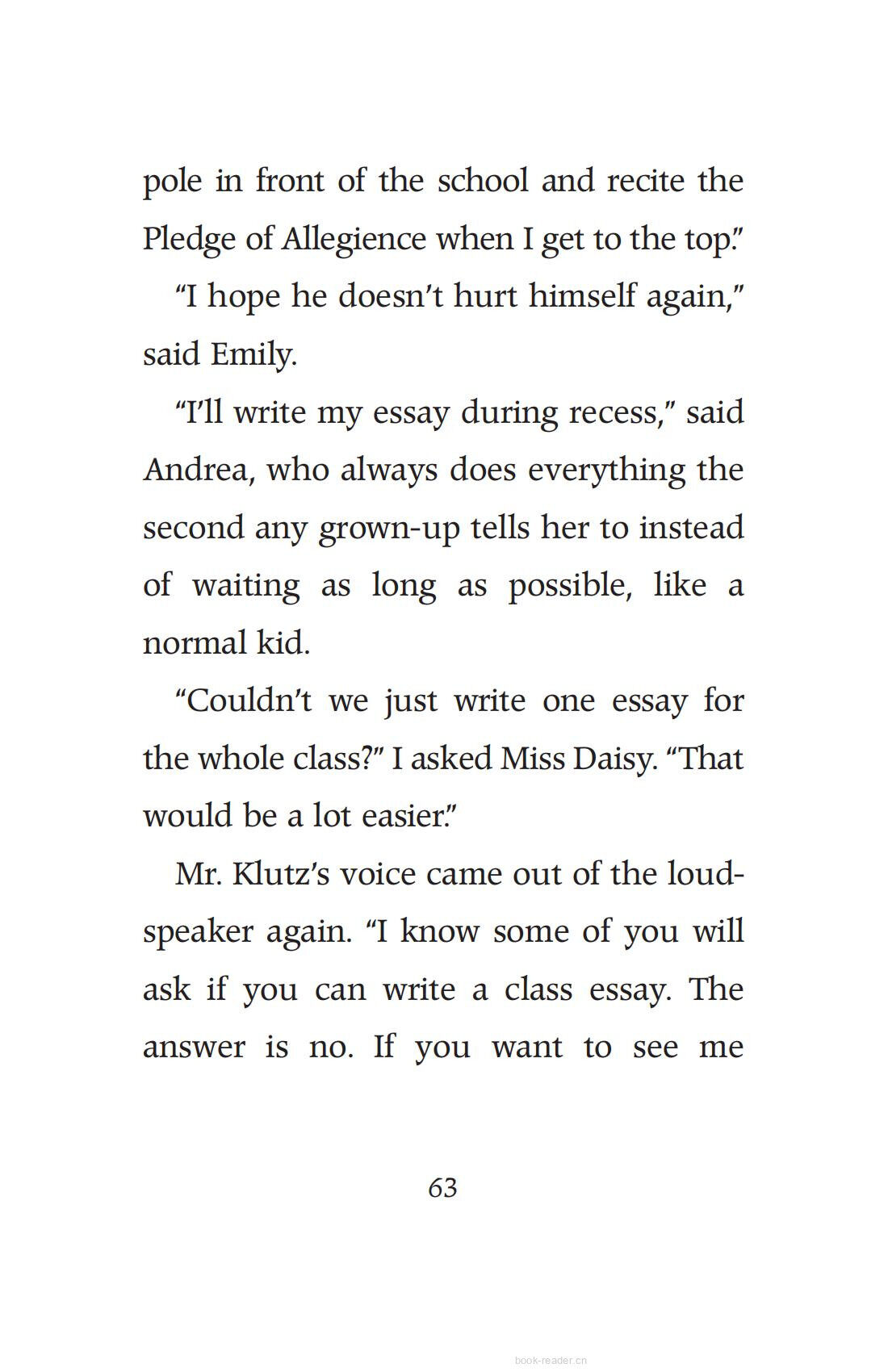 Chapter9 I Pledge Allegiance to Mr.Klutz绘本故事第4页