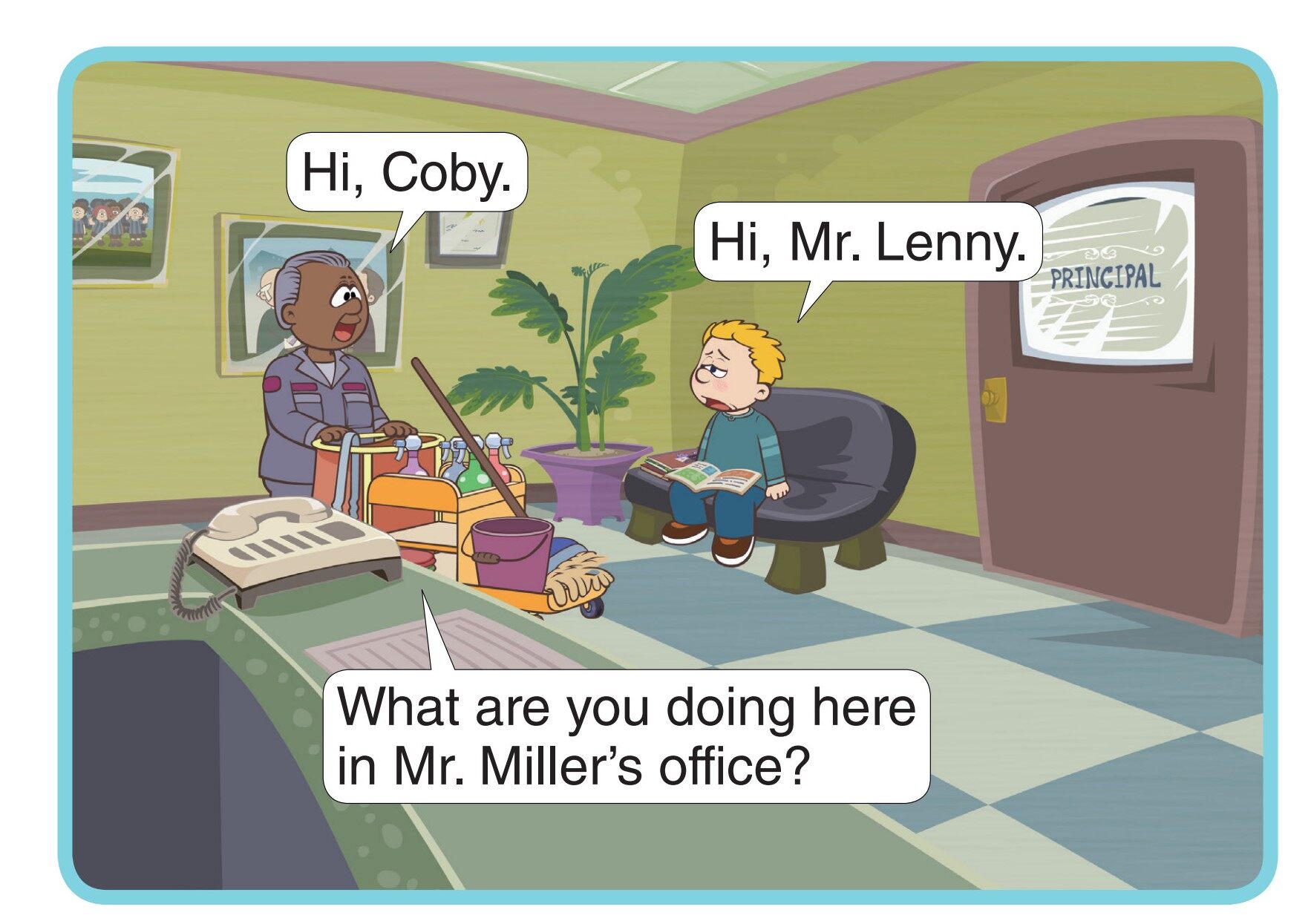 Coby's Day绘本故事第4页