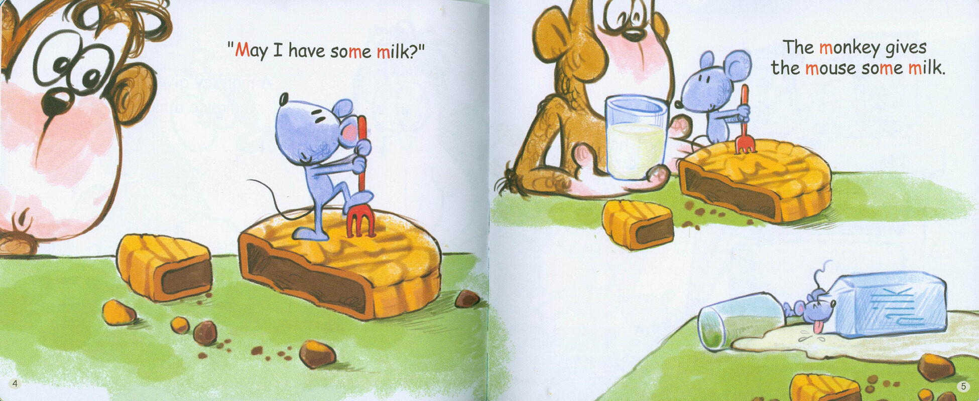 M If you give a Mouse a Mooncake绘本故事第4页