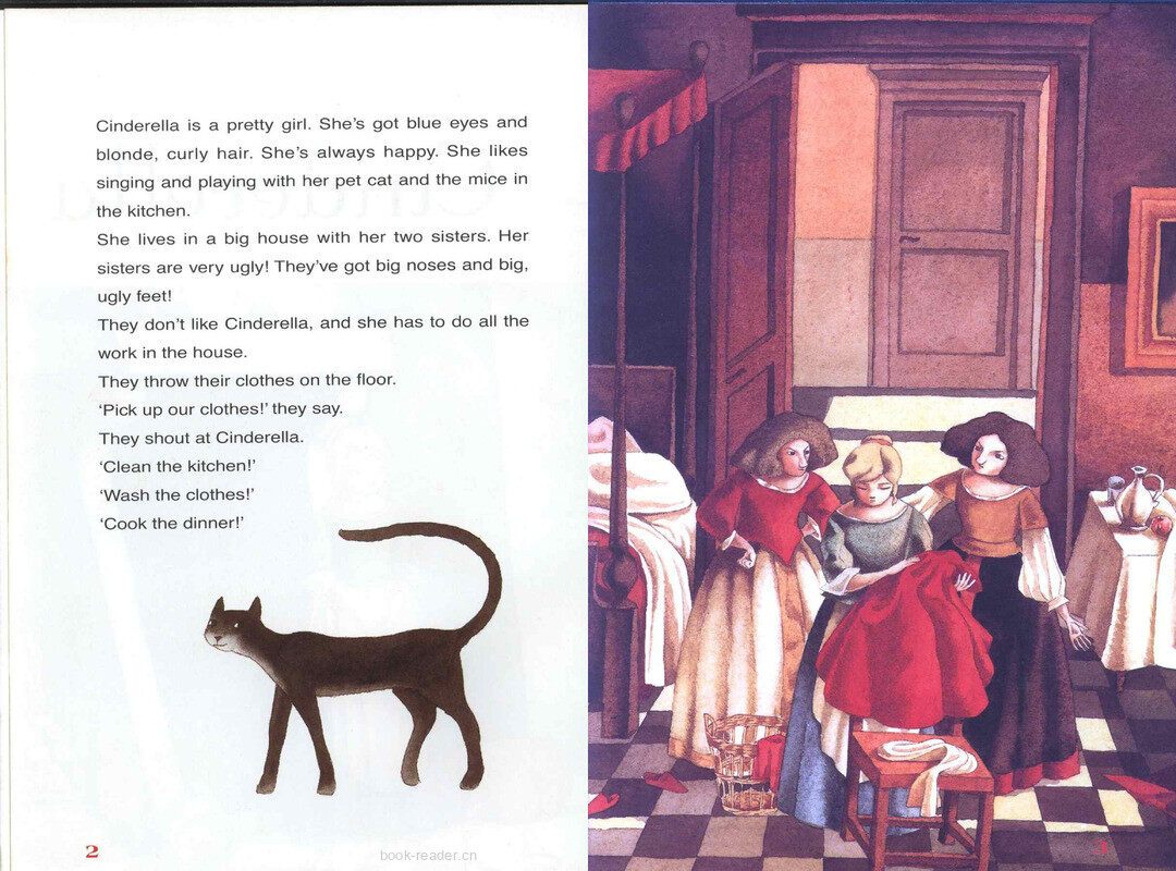 Cinderella绘本故事第3页