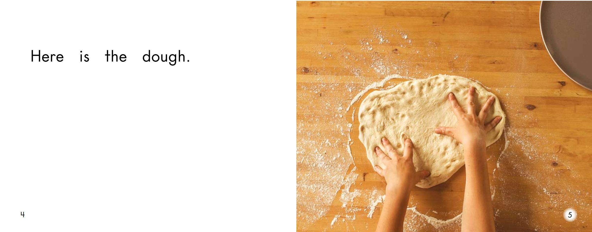 Making a pizza绘本故事第4页