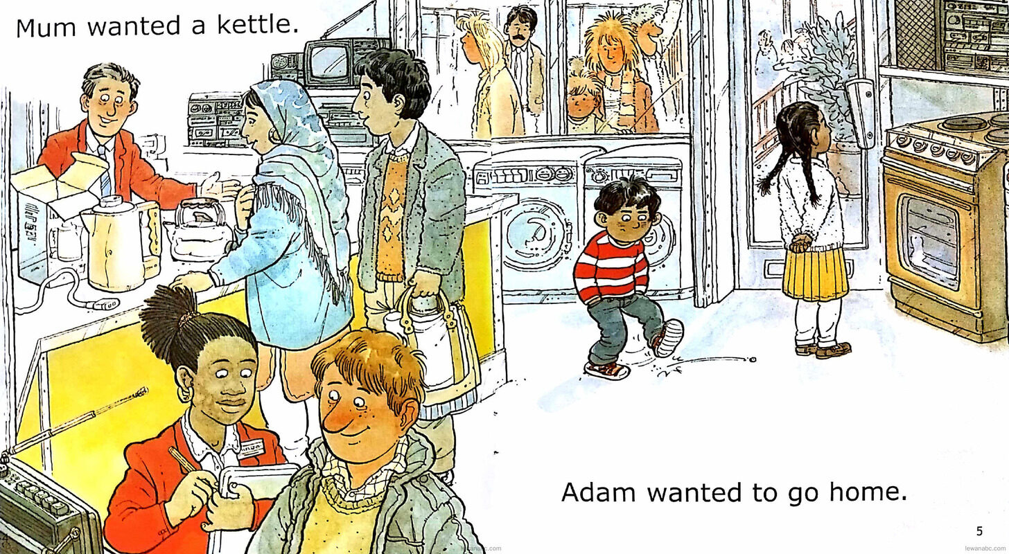 Adam Goes Shopping绘本故事第5页