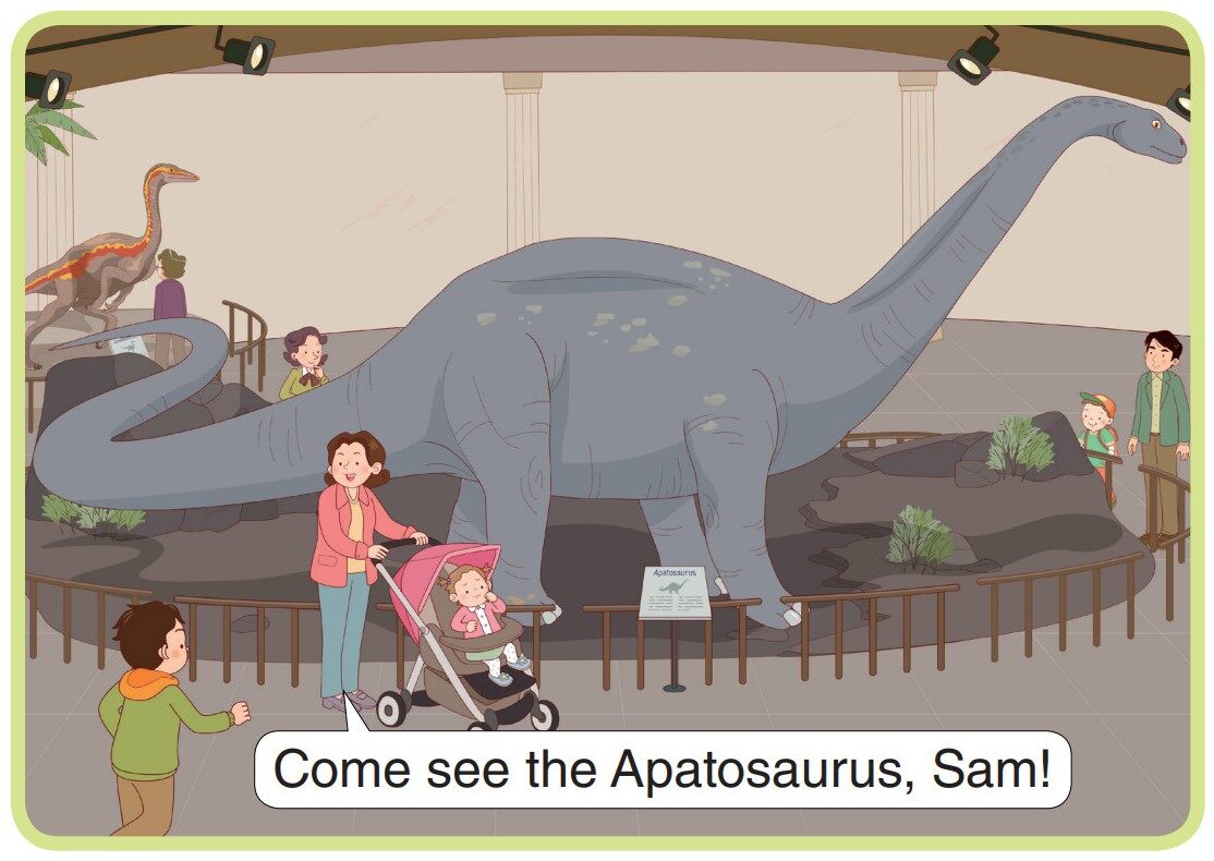 Dinosaurs!绘本故事第4页