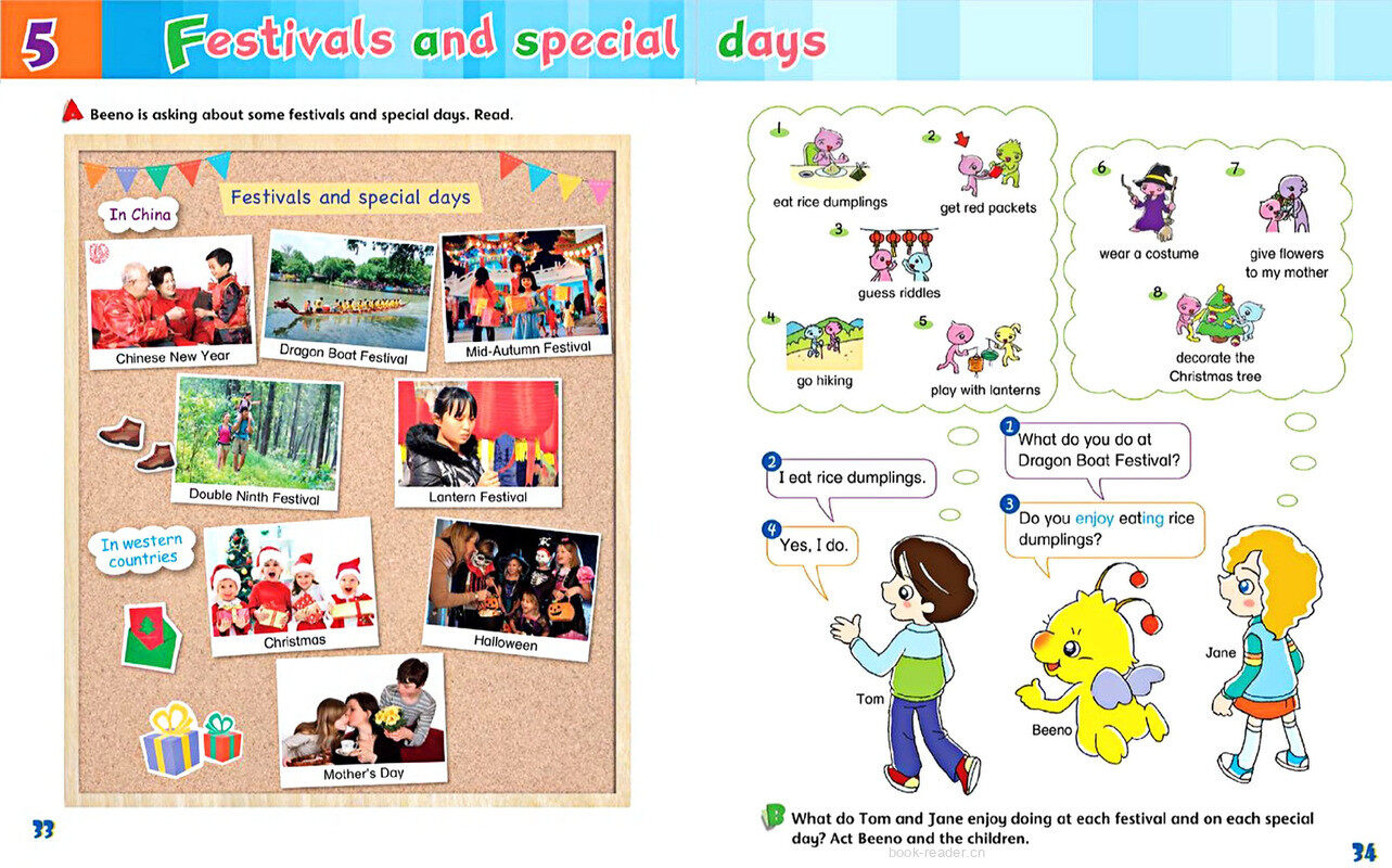 5 Festivals and special days绘本故事第3页