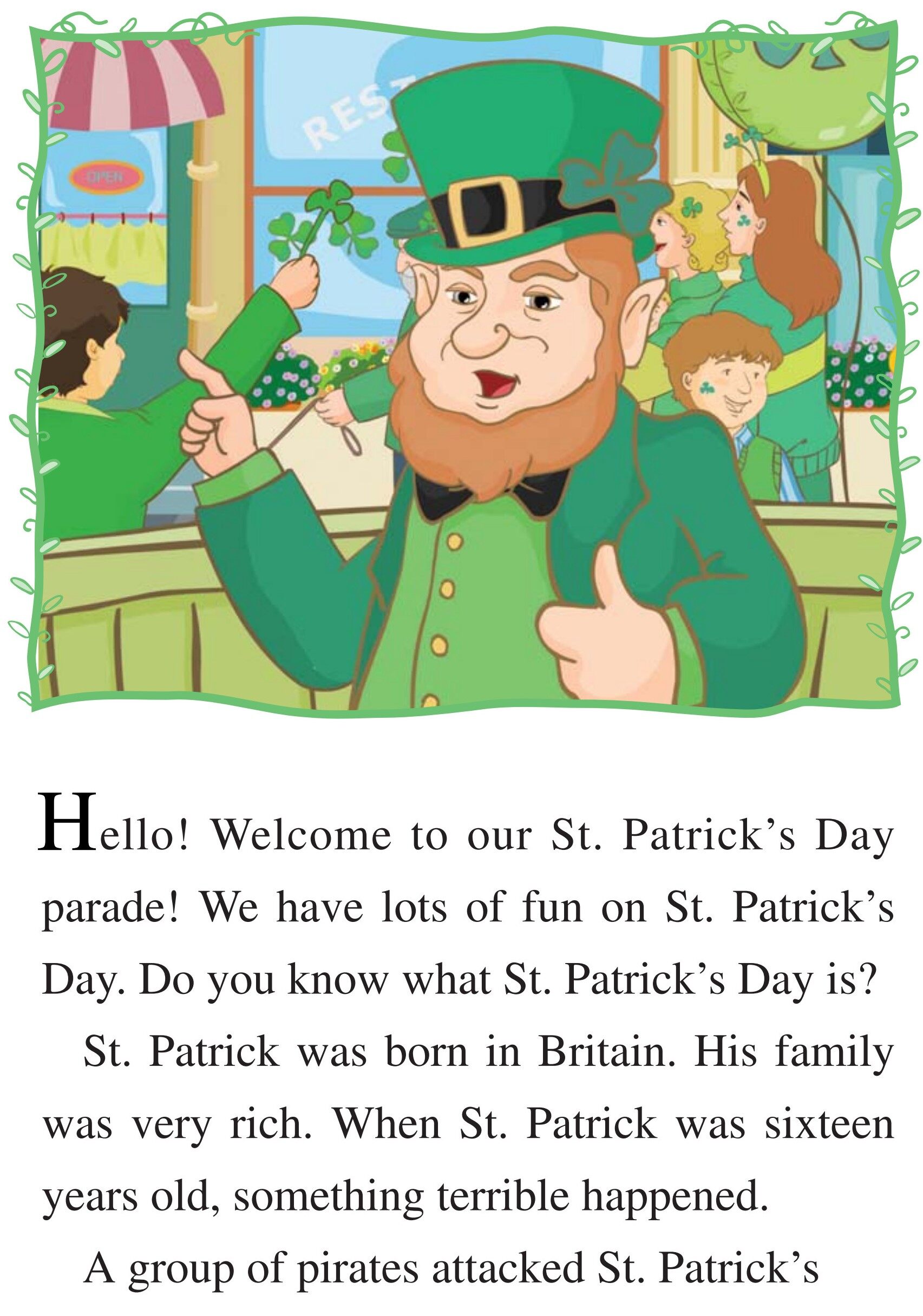 Saint Patrick’s Day绘本故事第2页