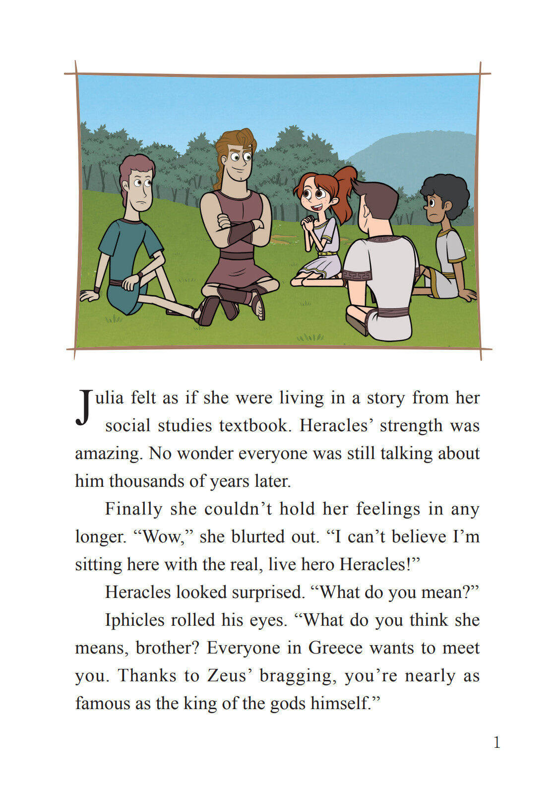 28_Hanging Out with Heracles绘本故事第2页