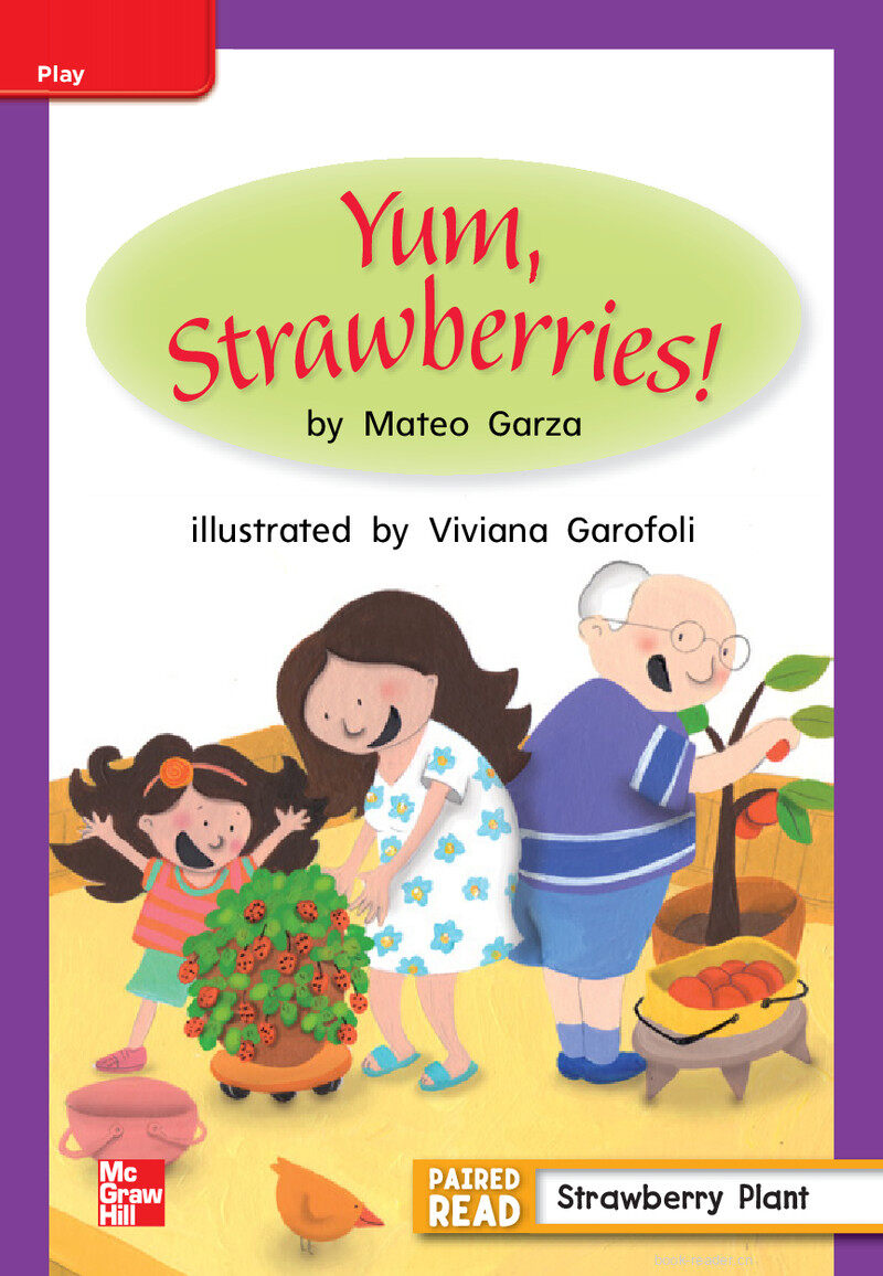 G1 ELL U3W2 Yum, Strawberries!绘本故事第2页