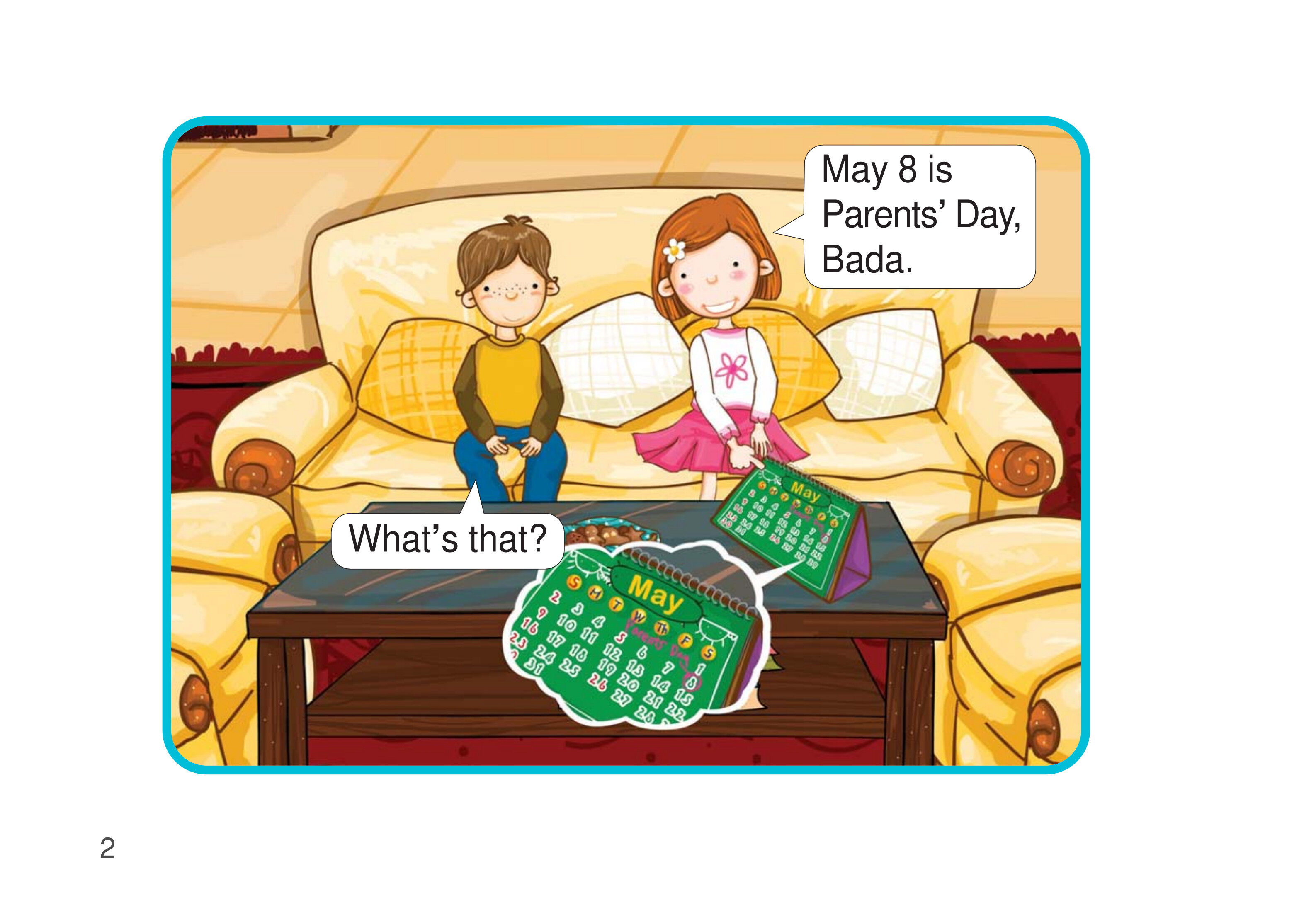 A Special Day for Mother and Father绘本故事第3页