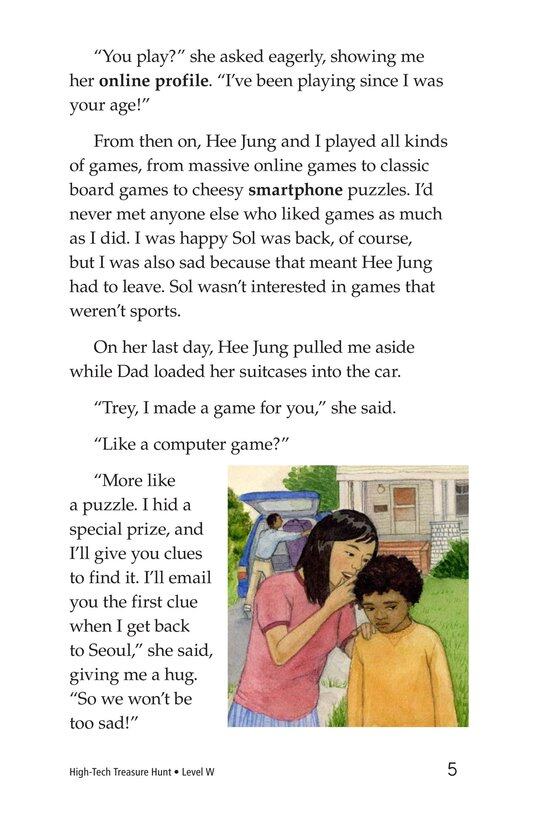 High Tech Treasure Hunt绘本故事第4页