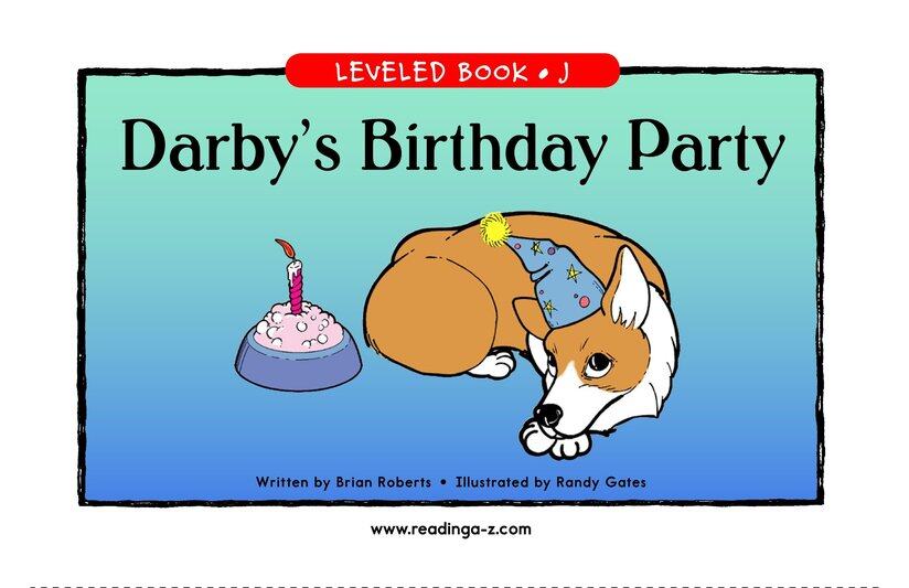 Darby's Birthday Party绘本故事第2页